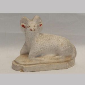 25-12393, Small reclining ram, mid 19th century. $395