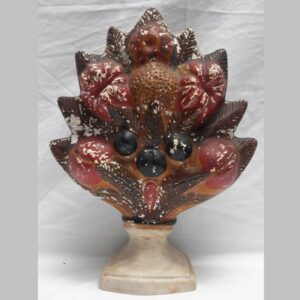 2-10050, Chalk garniture compote of leafy fruit, PA. $2,250