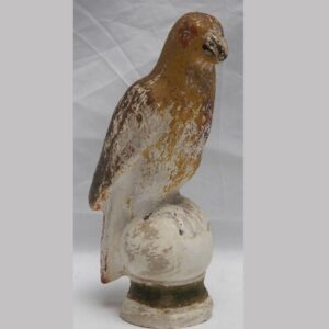 15-26106, PA chalk figure of a parrot on ball. $395