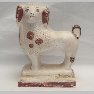 28-18439, Chalk standing poodle red paint PA. $475