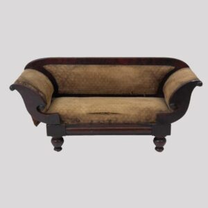 14-23775, Miniature mahogany empire sofa, probably a sales sample, 1830-40's. $2,750