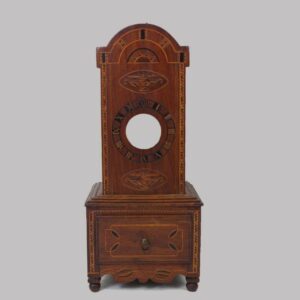 24-10661, Federal inlaid watch hutch PA or English, 1810-20's. $3,250